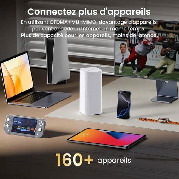 Tenda Mesh WiFi 6 AX3000 Nova EX12 2 Pack - Mesh WiFi-system för hela hemmet