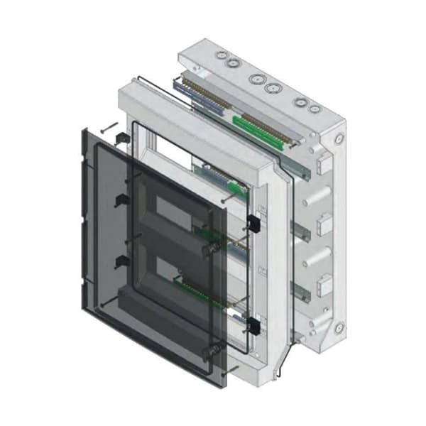 Elbox - NEO Elektroplast - RH-6 - 6 moduler - IP65 - Utomhus