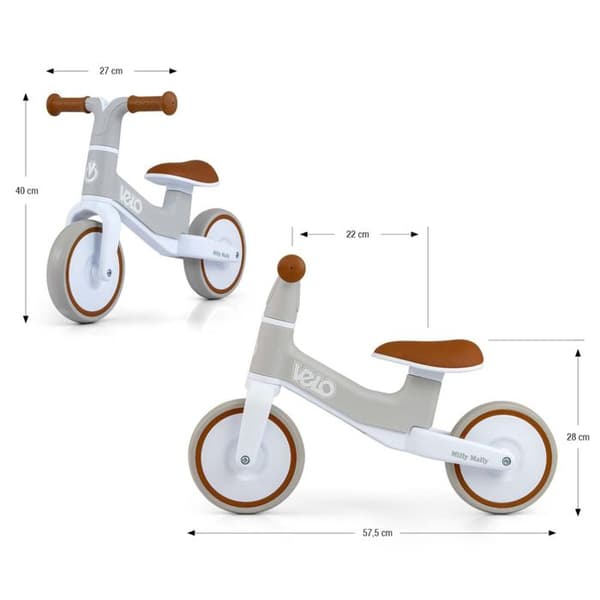 Draisienne Cykel Brun