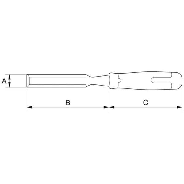 Bahco WBA424P6 Mejselmejslar 6 mm 424p