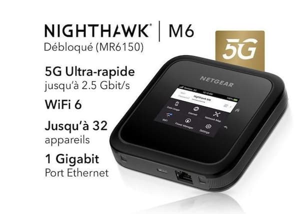 NETGEAR Modemrouter MR6150-100EUS - 5G mobil WiFi 6