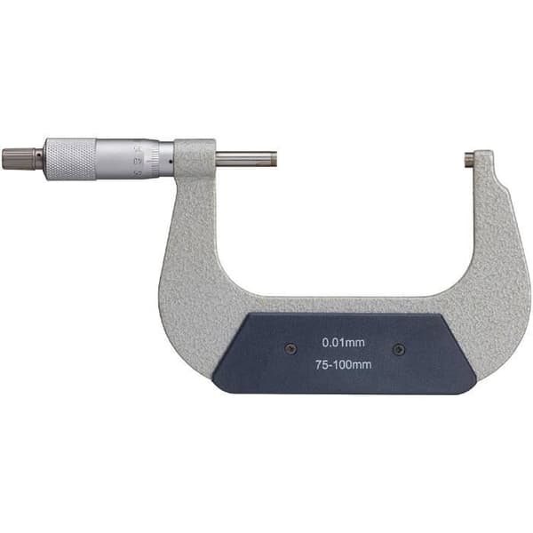 Analog yttermikrometer - Limit - MMA75-100MM - DIN 863 - Rostfritt stål - Emaljerat stål