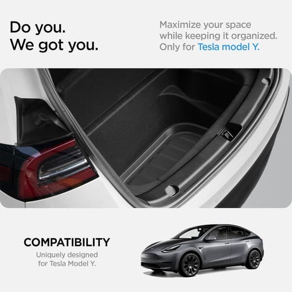 Förvaringsmatta - SPIGEN - Tesla Model Y (~2024) - Vattentät - Stötsäker - XPE