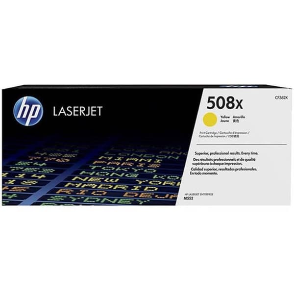 HP 508X Tonerkassett - Gul - 9 500 sidor