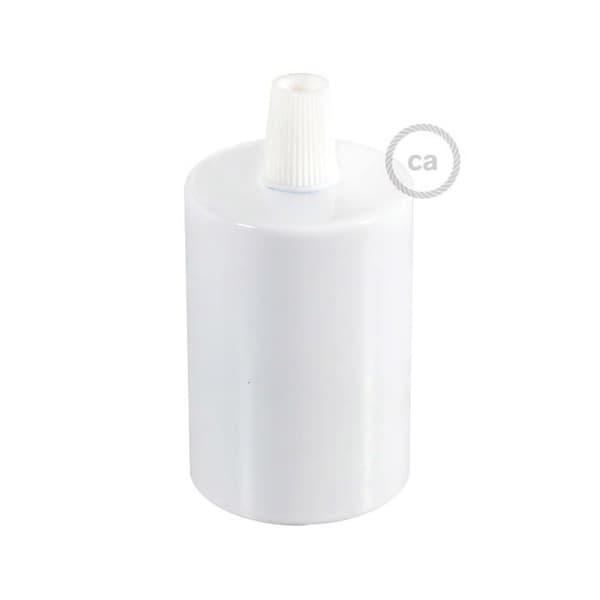 Douille E27 - Creative Cables - KBM4011VB - Cylindrisk - Metall - Blank glänsande