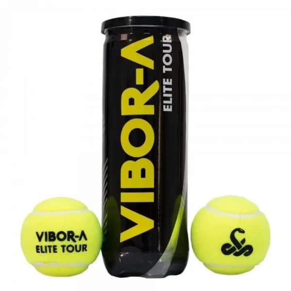 Paket med 3 Vibora Elite Tour padelbollar