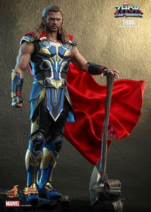 Staty Statuett Hot Toys MMS655 - Marvel Comics - Thor: Love And Thunder - Thor Standardversion