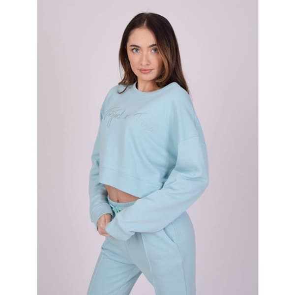 PROJECT X PARIS - Basic cropped lös sweatshirt - Dam