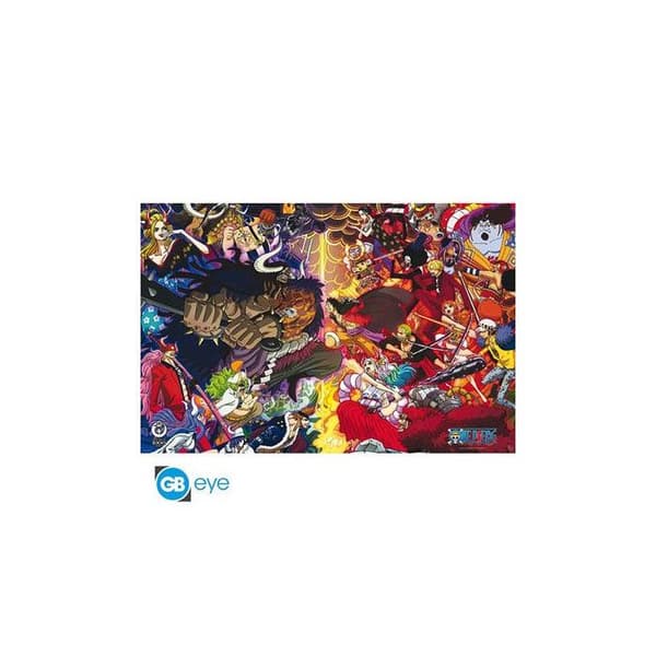 Poster Maxi One Piece 1000 Logs Combat Final