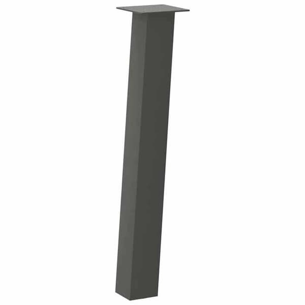 vidaXL Consolebords ben 4 delar Antracit 72 cm Stål 4012506