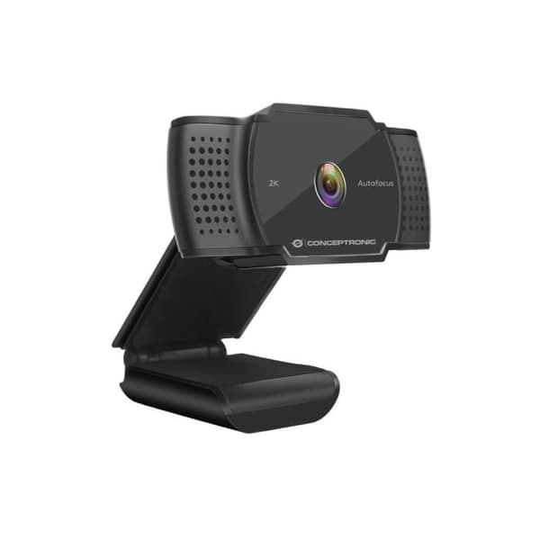 Webcam - Conceptronic - AMDIS 2k - Super HD - Inbyggd mikrofon - USB