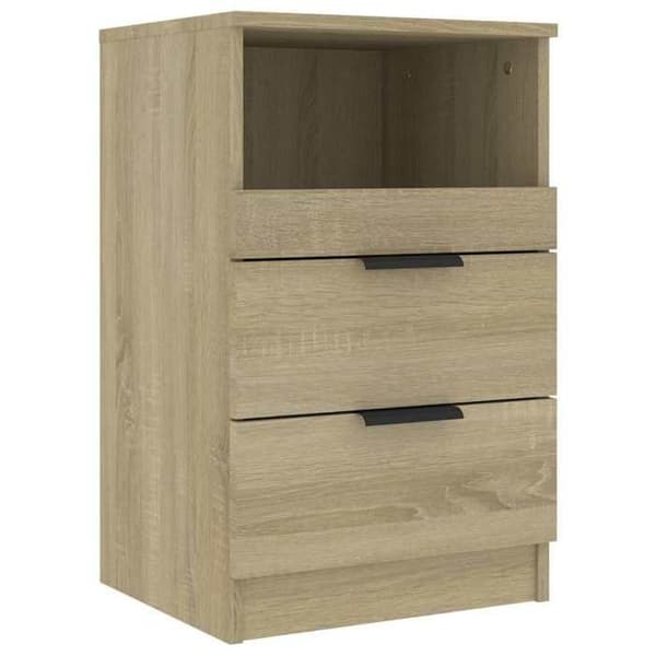 vidaXL Sängbord Sonoma Oak Engineered Wood 811238