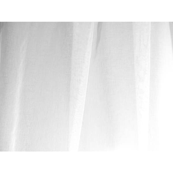 Set med 2 gardiner 140 x 240 cm vit