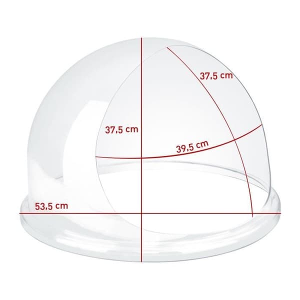 skyddsbubbla för sockervaddsmaskin / apparat för sockervadd ø53,5 cm