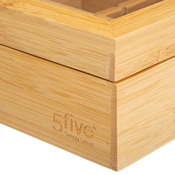 Teask med 12 fack i bambu - 5 five simply smart
