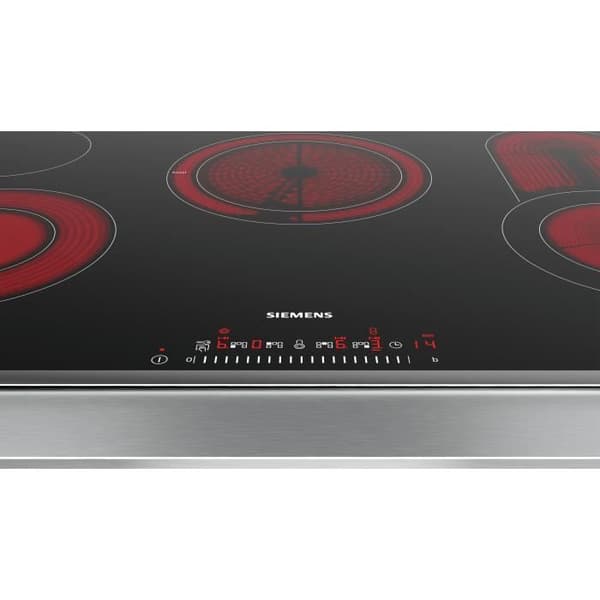 Glaskeramik - SIEMENS - ET845FCP1D - 5 tallrikar - Touch - Svart - Glaskeramik