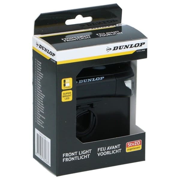 Dunlop Cykellampa LED, Svart