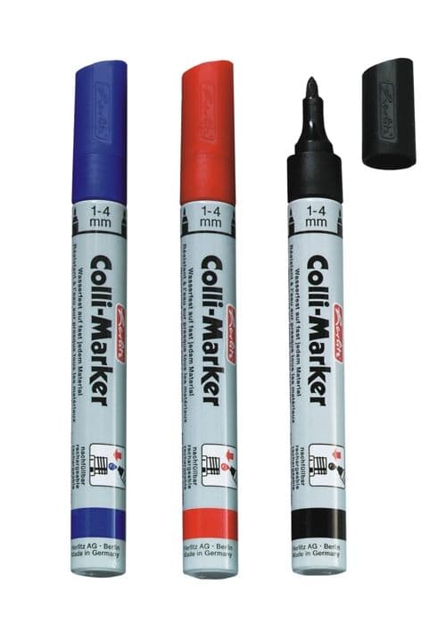 Permanent marker Herlitz Colli Blå