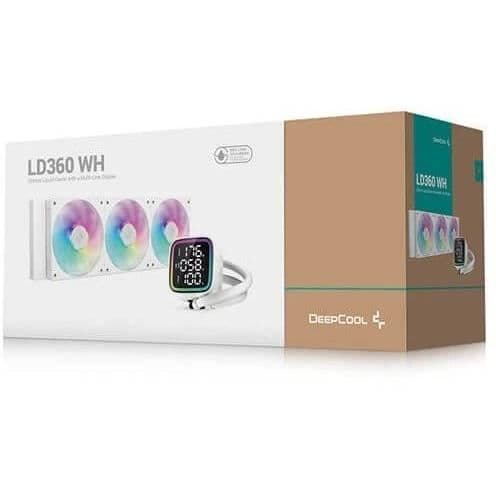 DeepCool LD360 Vit Vit kylsystem för processor allt-i-ett 12 cm Vit 1 styck(s)