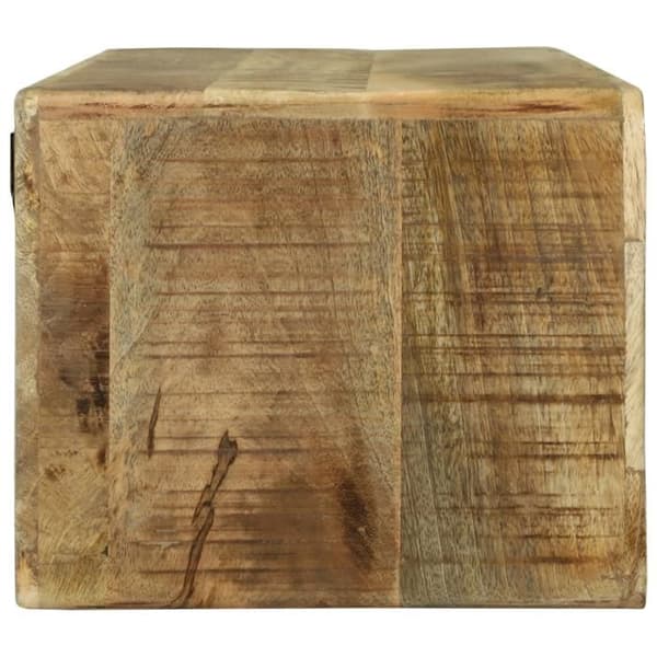 TV-möbel - Mangoträ - 80x30x25 cm - Rustik finish - Rektangulär
