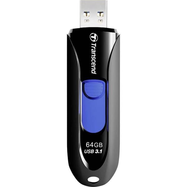 TRANSCEND JETFLASH 790 USB-nyckel - 64 GB - USB 3.0 - Svart