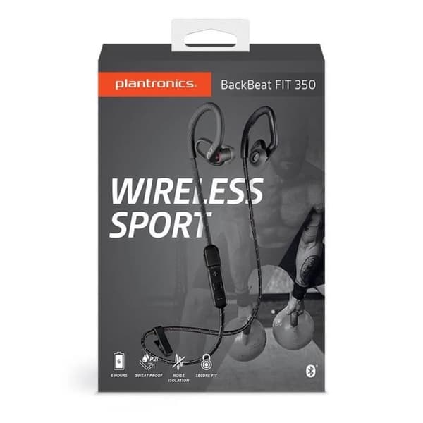 Hörlurar - PLANTRONICS - BackBeat FIT 350 - Sport - Trådlös Bluetooth - Med mikrofon