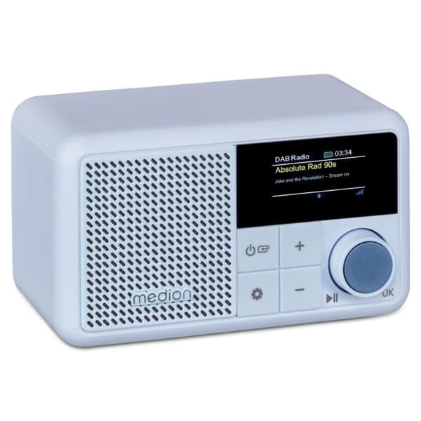 Mini Radio - MEDION - DAB/FM - Mono 2W RMS - Blå