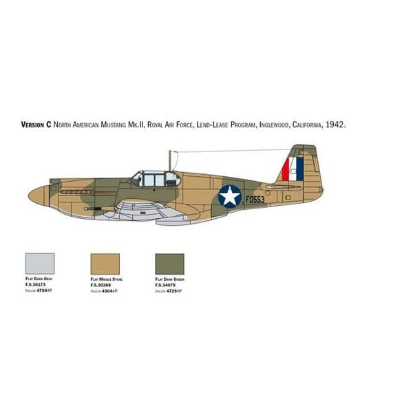 Nordamerikansk P-51A Mustang