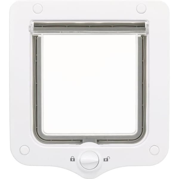 Kattlucka - 2 positioner - 20 × 22 cm - Vit