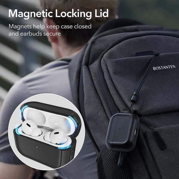 Headset - Esr hörlurar - airpodspro2ldblackeum