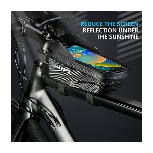 TAKEZERO A2 svart cykelramväska ~