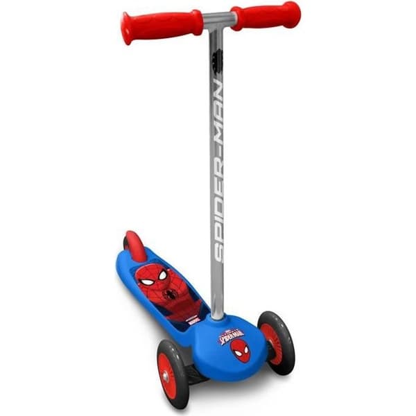 SPIDERMAN Kickboard Styrvridning 3 Hjul - Marvel