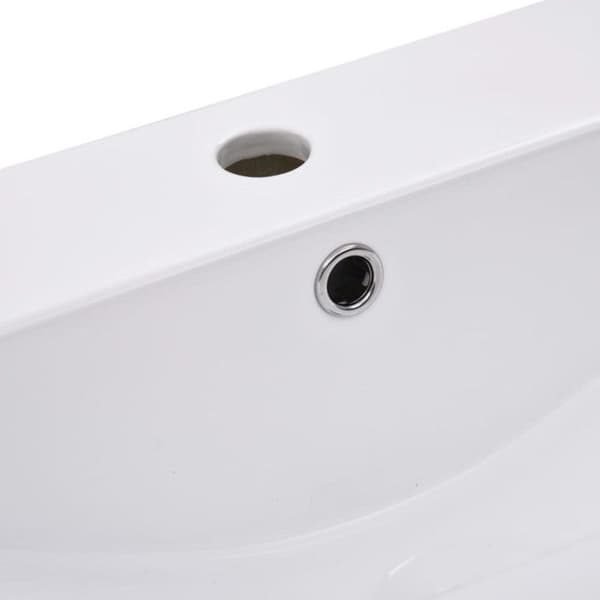 Inbyggd diskho 91 x 39,5 x 18,5 cm Keramik Vit