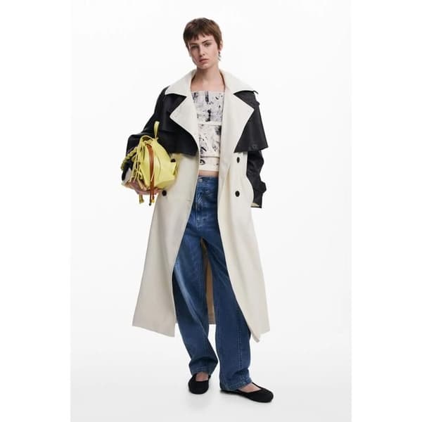 Dams Parka Desigual Duolo - beige