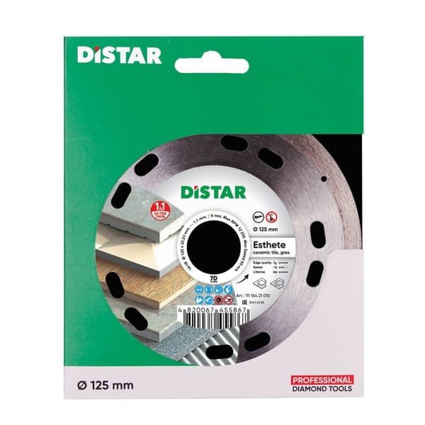 Diamantskärskiva - Distar 1A1R - 125 mm - Extra Fin - Precisionsskärning