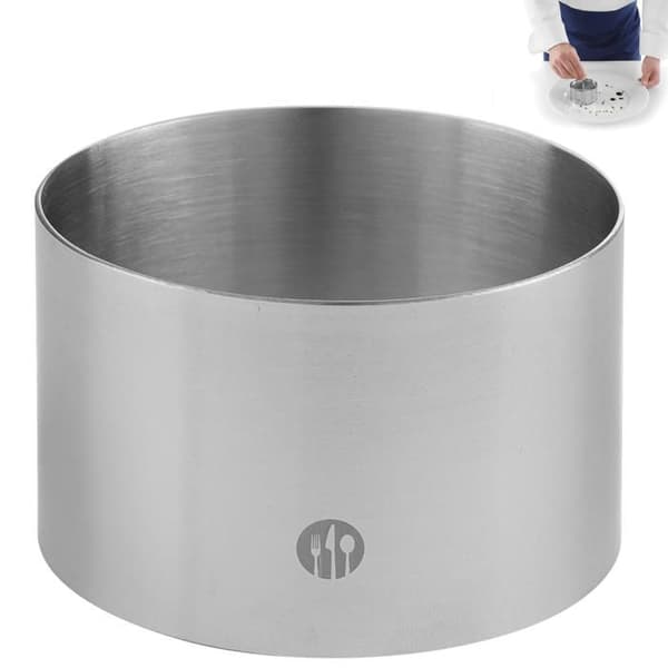 Rund nonnette (H)45mm - Hendi - Grå - l- L1- P- h45- Inox