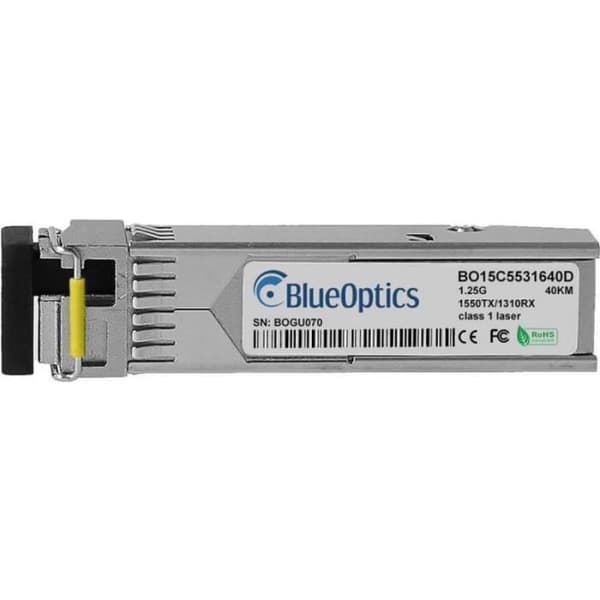 Transceiver SFP - BlueOptics - BO15C5531640D - LC-Simplex - 1000BASE-BX-D - Singlemode Fiber 40KM