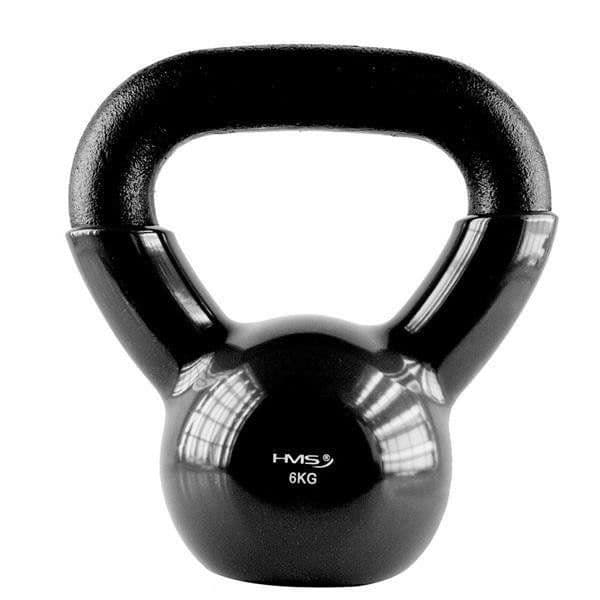 Kettlebell - HMS - KNV06 - 6 kg - Vinyl - Svart