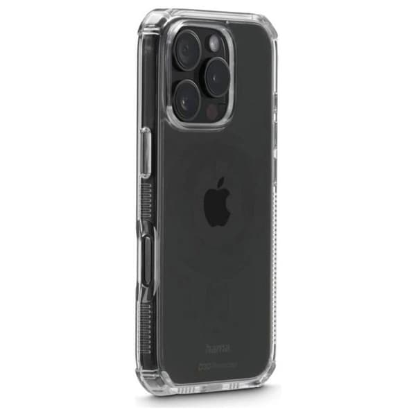 Coque - HAMA - iPhone 16 Pro - Skydd D3O® - Stötmotstånd - Transparent