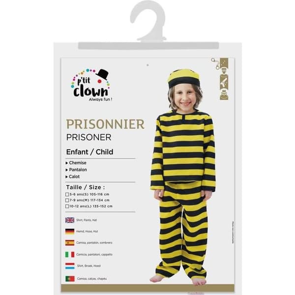 Kostym - LITEN CLOWN - LITEN CLOWN - Barn - Flerfärgad - Polyester