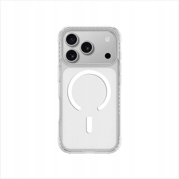 Baksida / bumper - iPhone 17 Pro - Transparent - Kompatibel med MagSafe - Robust plast