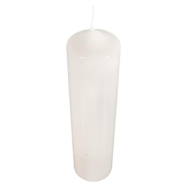 Ljus, 6cm ø, kräm, 25cm