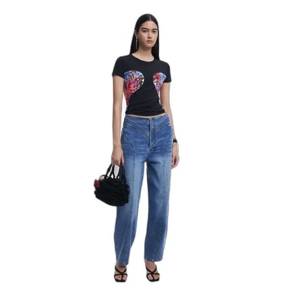 T-shirt dam Desigual Lacroix