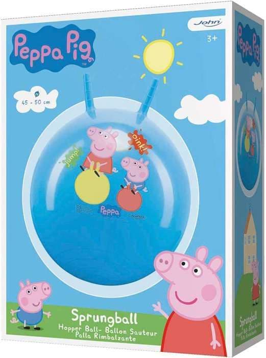 Hoppa ballong - John - Peppa Pig - 50 cm - Blå - För barn från 3 år