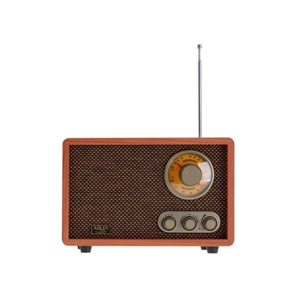 Sätesradio - Adler - AD 1171 - Bluetooth - Retrolook - Justering av bas och diskant