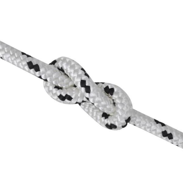 vidaXL Flätat båtrep i polyesterspole 14mm x 50m