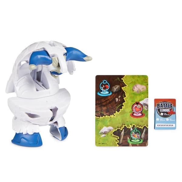 BAKUGAN - PACK 1 Bakugan DEKA - Röd - Actionfigur och skicklighetsspel för barn
