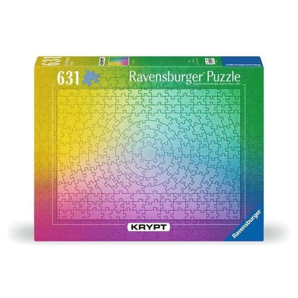 Pussel - RAVENSBURGER - Krypt Gradient - 631 bitar - Ultimata utmaningen - Abstrakt