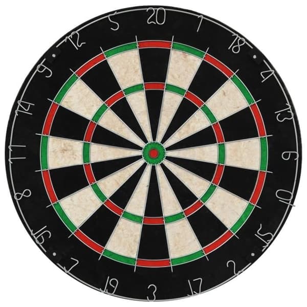 vidaXL Professional Sisal Target Set med 6 pilar