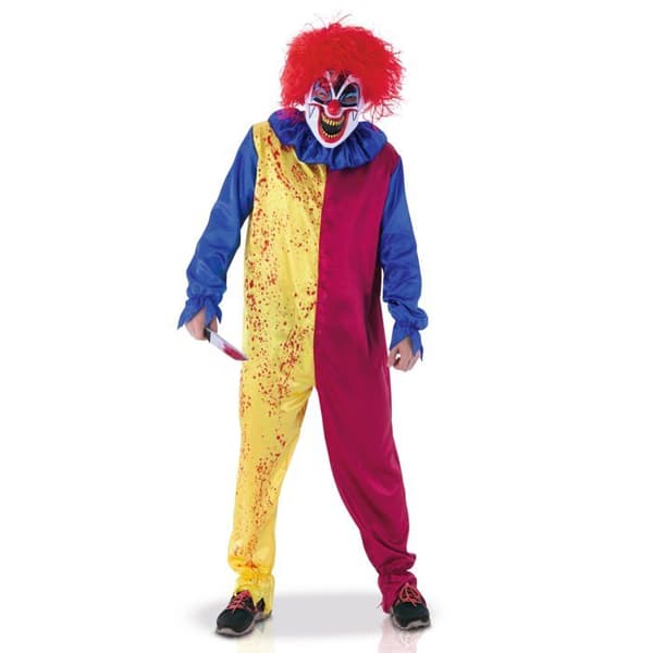 Psykopatclownkostym för vuxna
